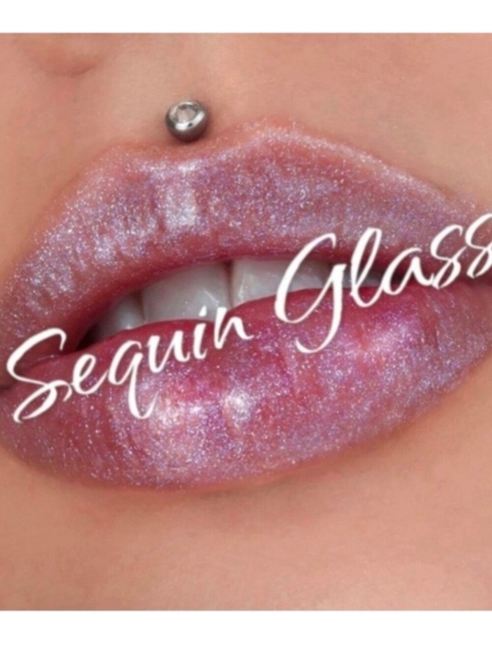 Jeffrey Star Sequin Glass The Gloss Pink & Purple Blends With Reflex Silver NIB